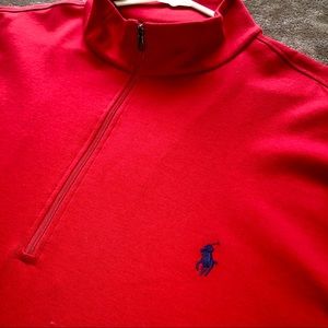 🐎PoLo🐎 Ralph Lauren Half-Zip Mock-neck Sweater